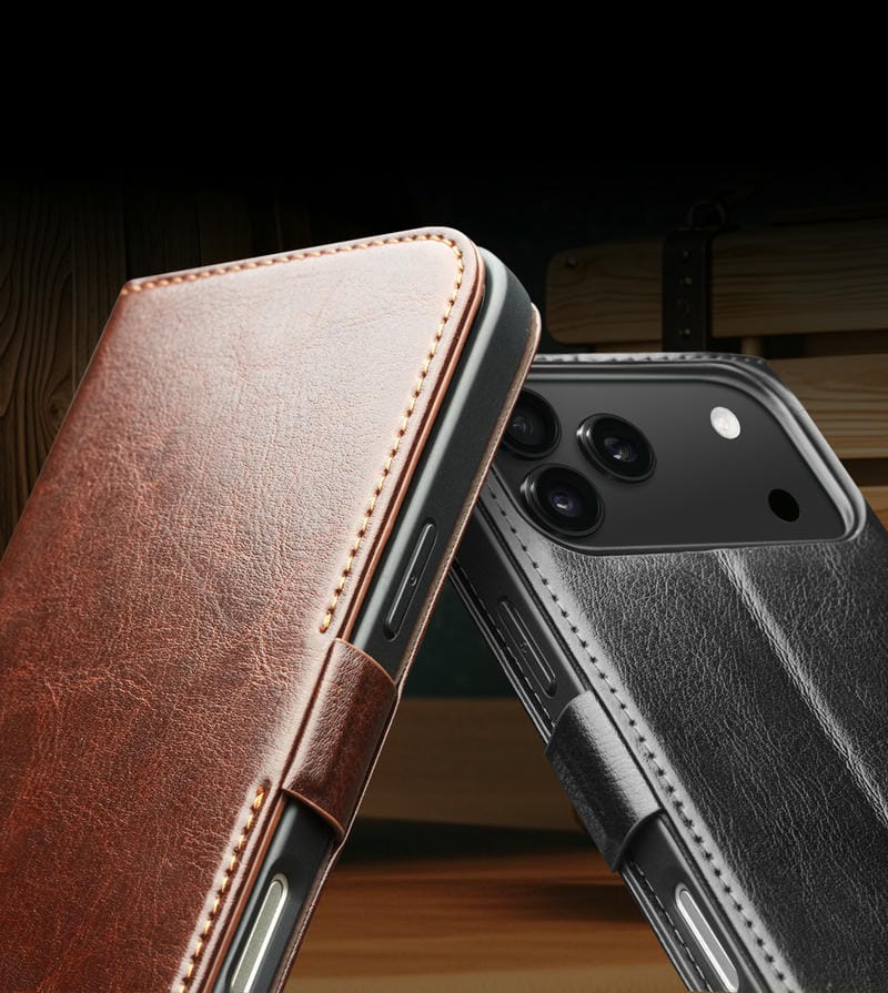 Bao da iPhone 17 Pro Max Qlino Wallet 1